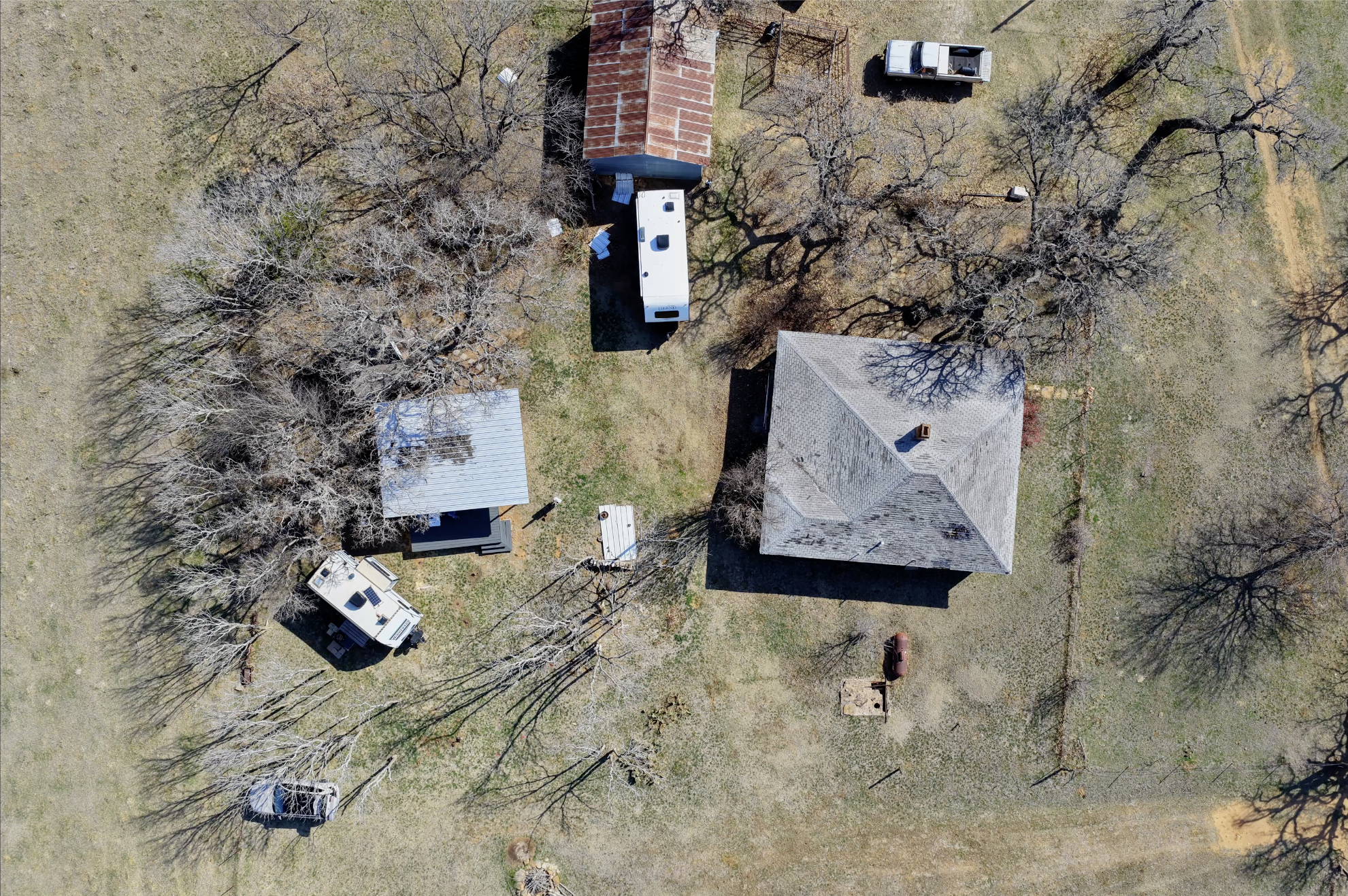 Overhead Drone Aerial