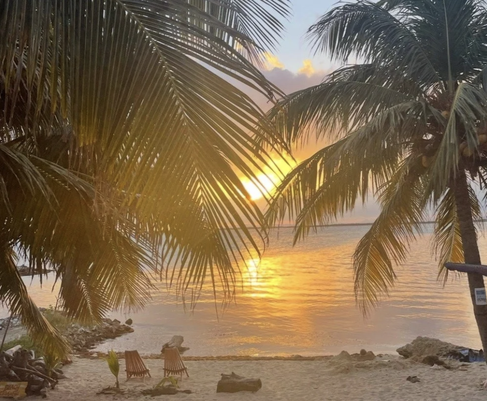 Where the sun meets the sea