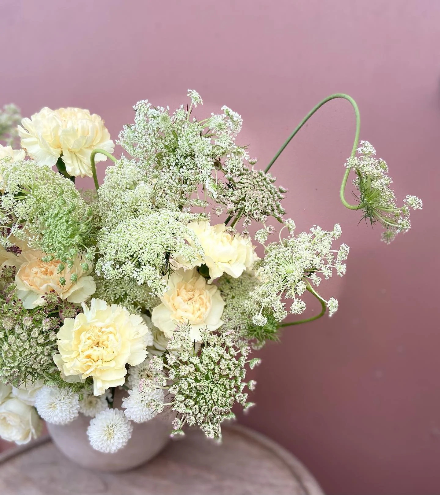 long live queen anne&rsquo;s lace, these local beauties from La Jolla lasted for weeks.
.
.
.
.
.
#localflorist #nofloralfoam #longbeachflorist #losangelesflorist #floraldesign #queenanneslace #gardenflowers #flowers #flowerstagram