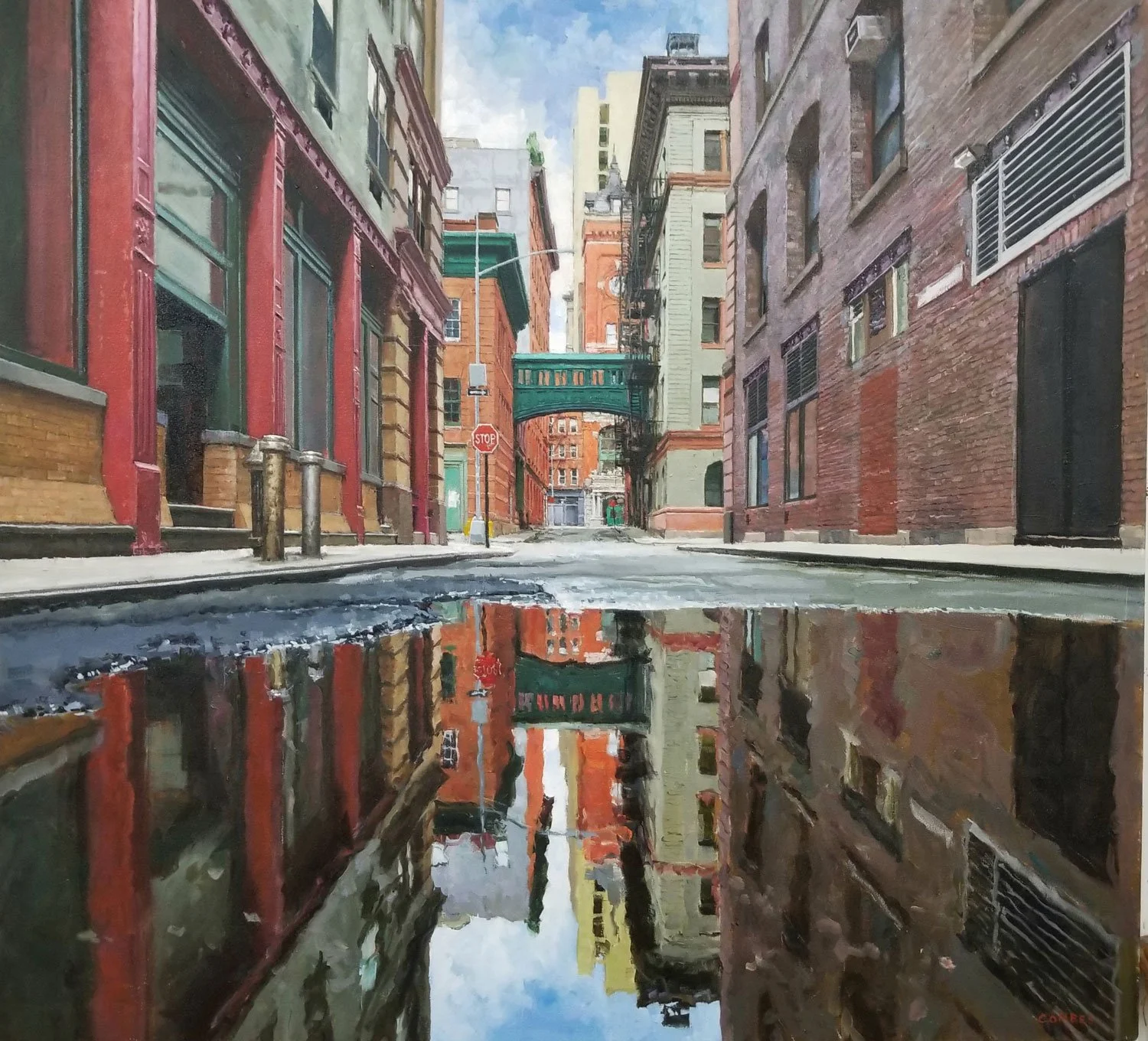   After the Overnight Rain  , Oil on Canvas,  2025 , 44 x 48 in.  