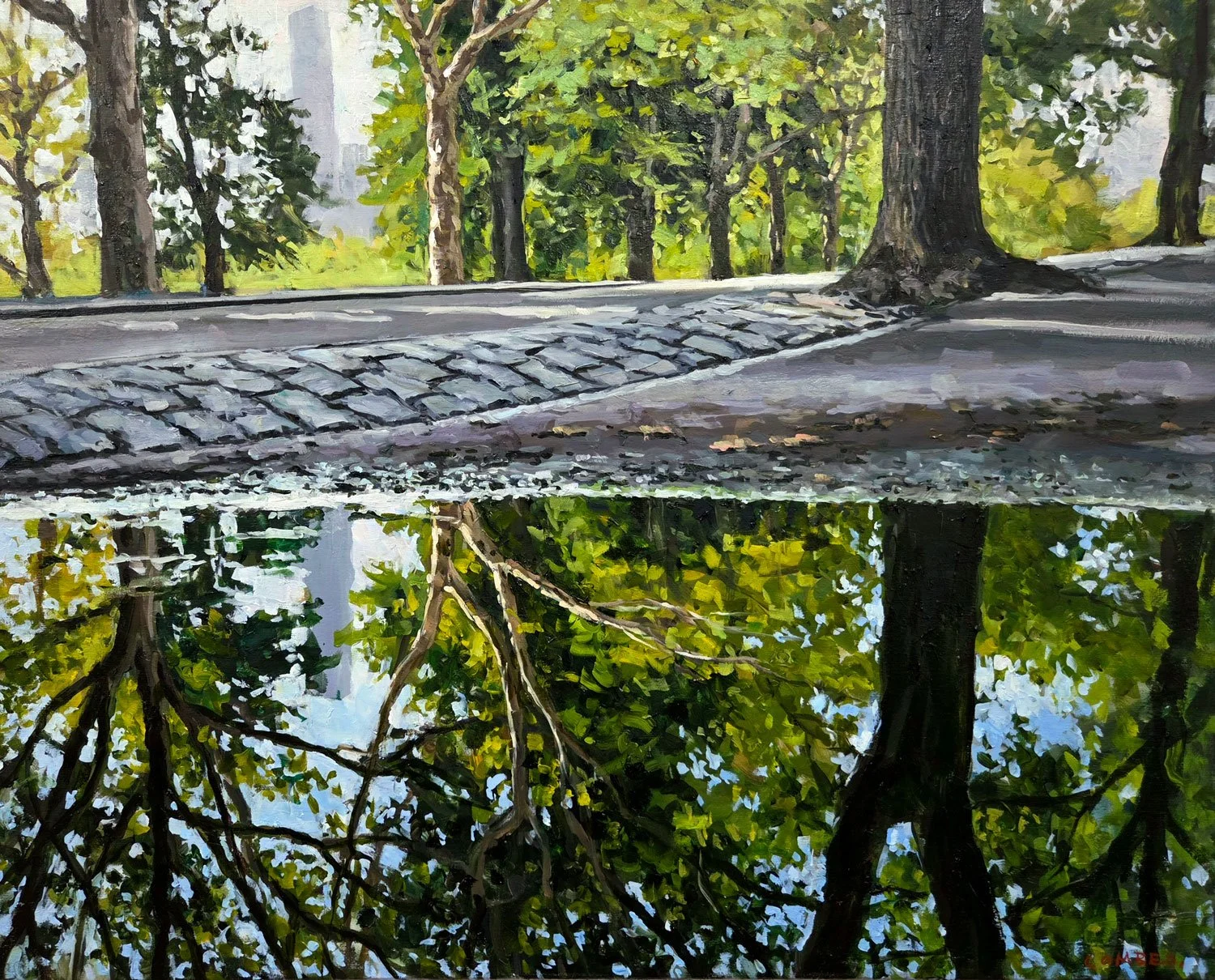   Morning Central Park  , Oil on Canvas,  2025 , 24 x 30 in.