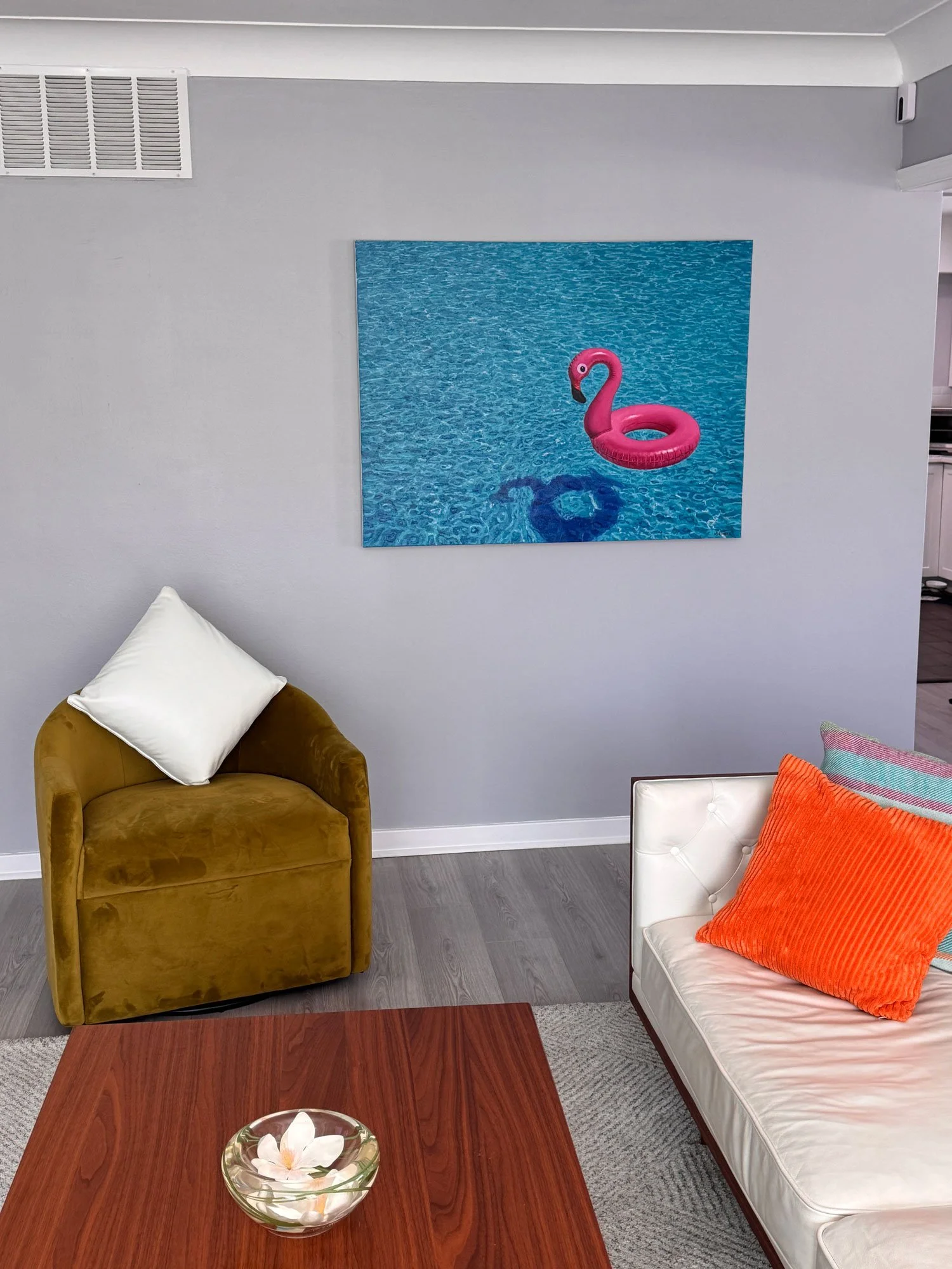   Floatie  , Oil on Canvas,  2022 , 36 x 42 in.