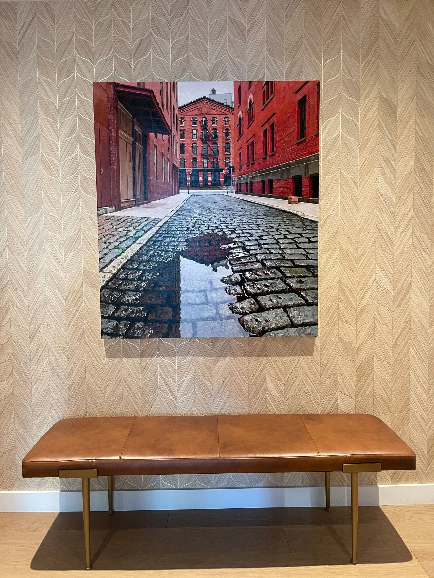   Empty Street Tribeca  , Oil on Canvas,  2024 , 48 x 42 in.