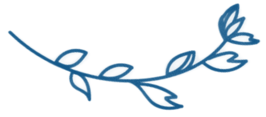 Sketch drawing of a plant branch.