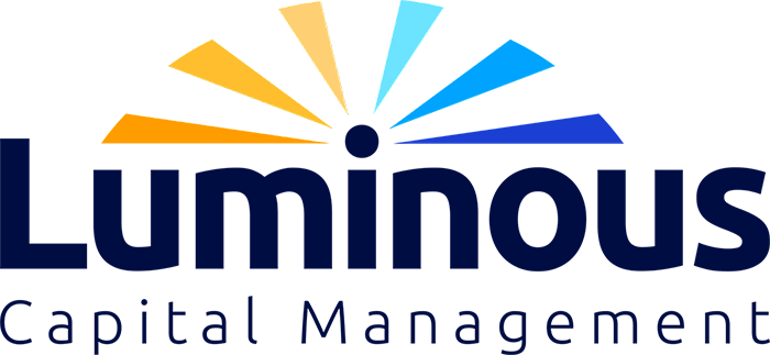 Luminous Capital Management logo with colorful radiating lines above the company name