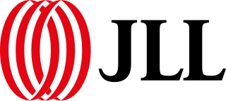 Logo for JLL featuring a red circular patterned design and the letters 'JLL'.