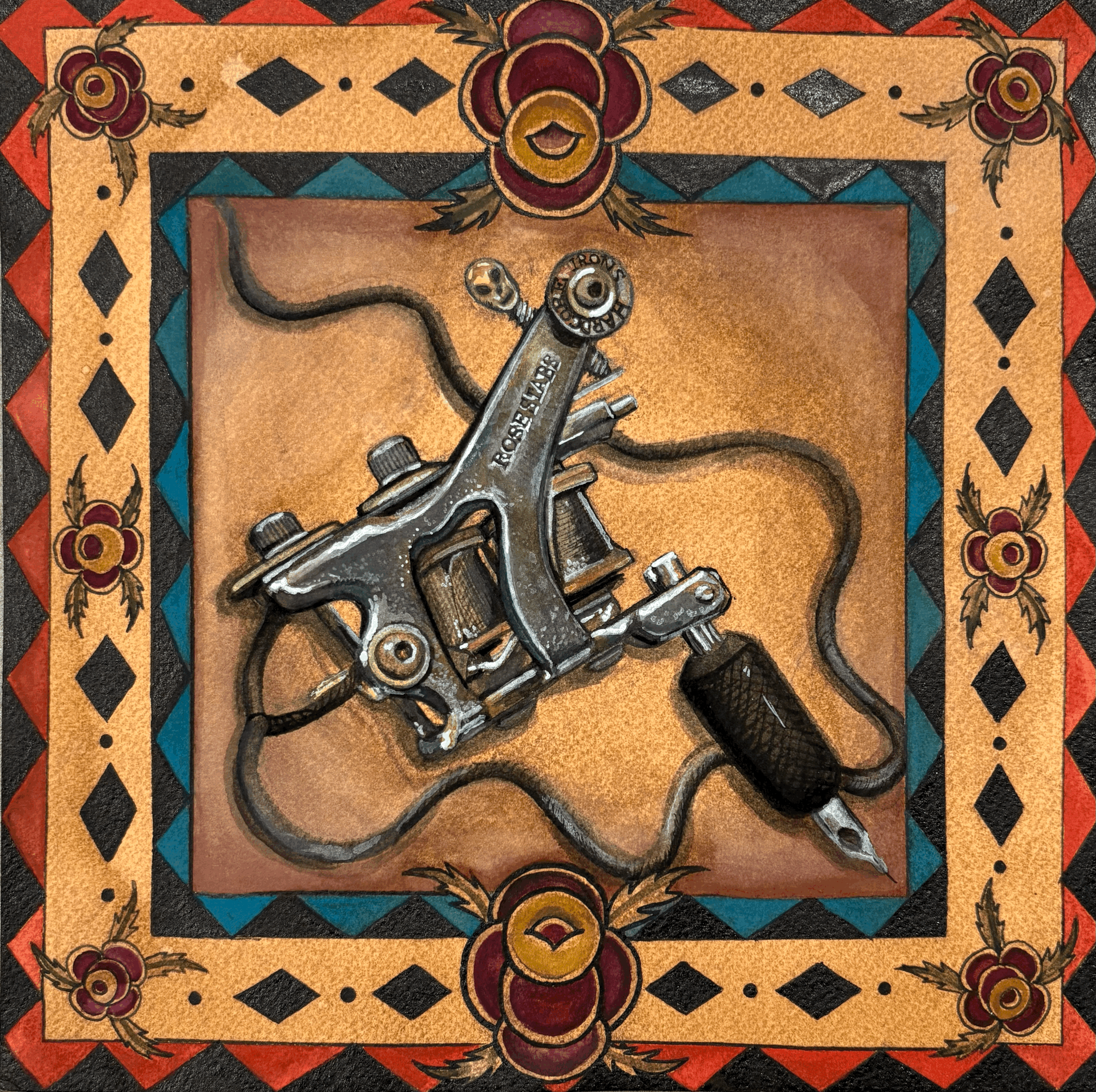 TATTOO MACHINE PRINT