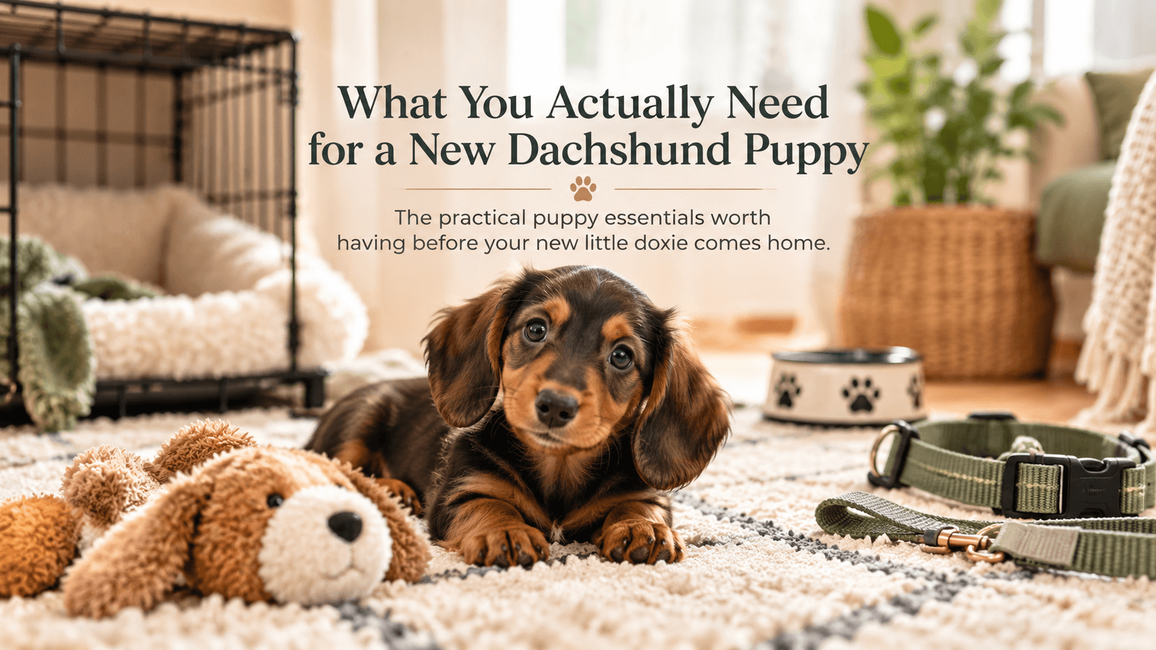 What You Actually Need for a New Dachshund Puppy