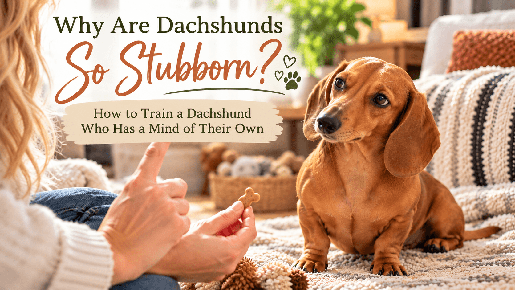 Why Are Dachshunds So Stubborn? How to Train a Dachshund Who Has a Mind of Their Own