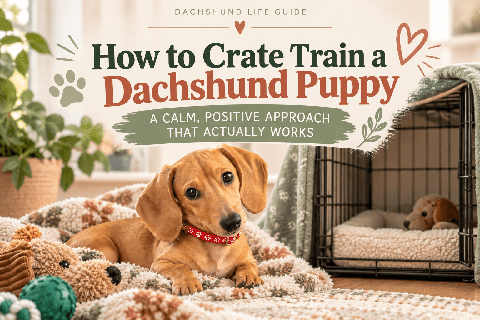 How to Crate Train a Dachshund Puppy: A Calm, Positive Approach That Actually Works