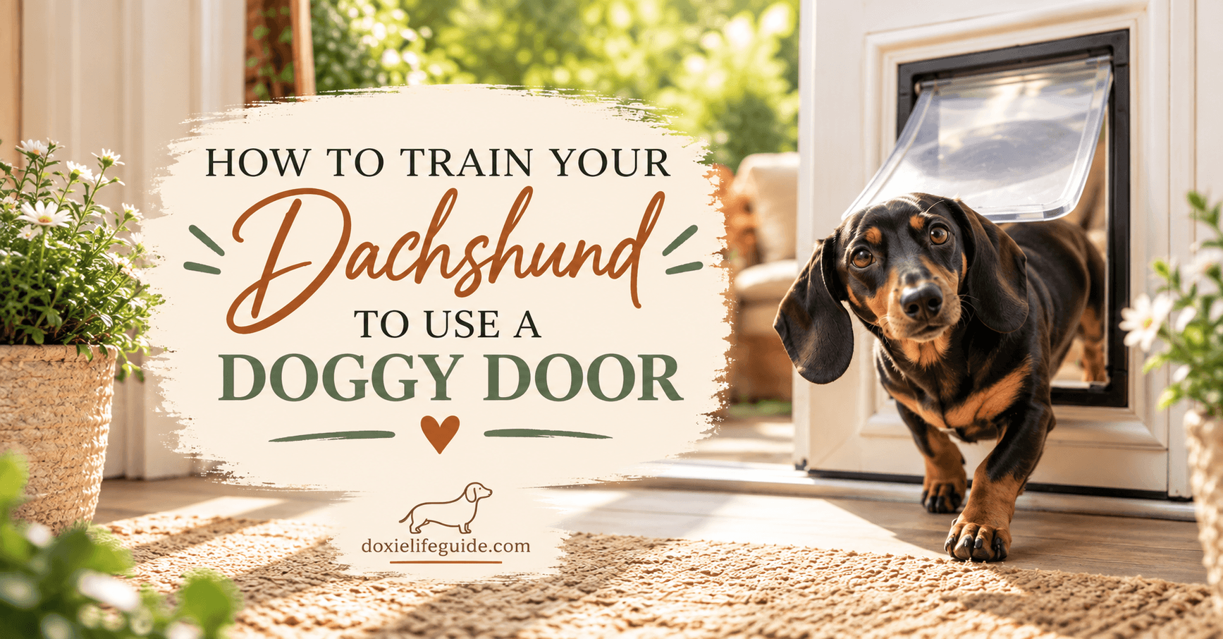 How to Train a Dachshund to Use a Dog Door