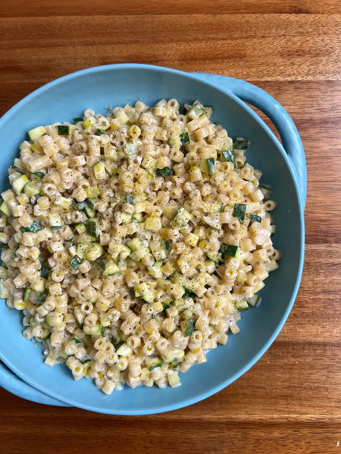 summer zucchini ditalini