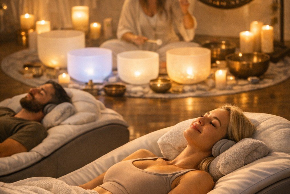 Mindful Movement & Soundbath Meditation class Saturday 1030am Sydney close to Town Hall 4 weeks