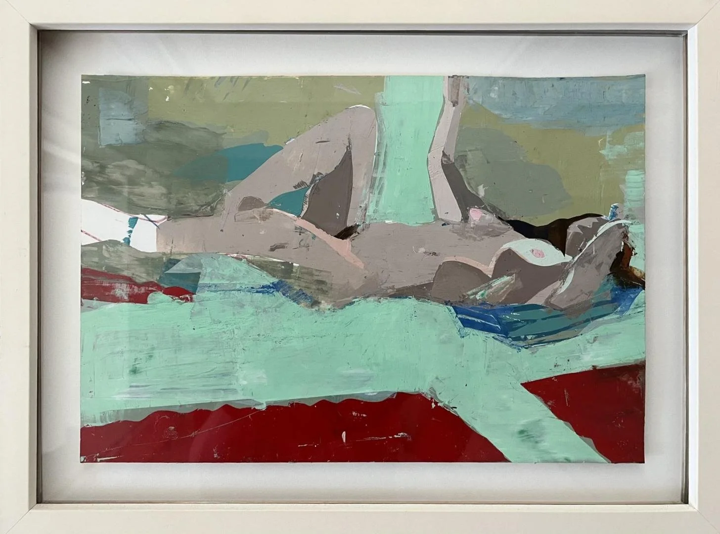 Kim Frohsin, Tangible White Greens,  7.75" x 11"