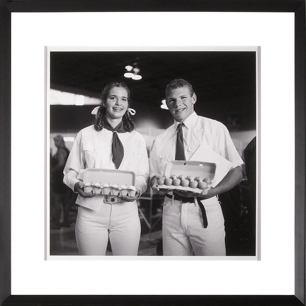 Arthur Grace,  State Fair (eggs),  22" x 22" framed