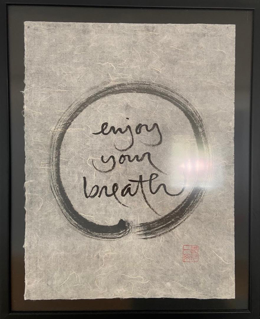 Thich Nhat Hanh,  Enjoy Your Breath,  18.5 x 15