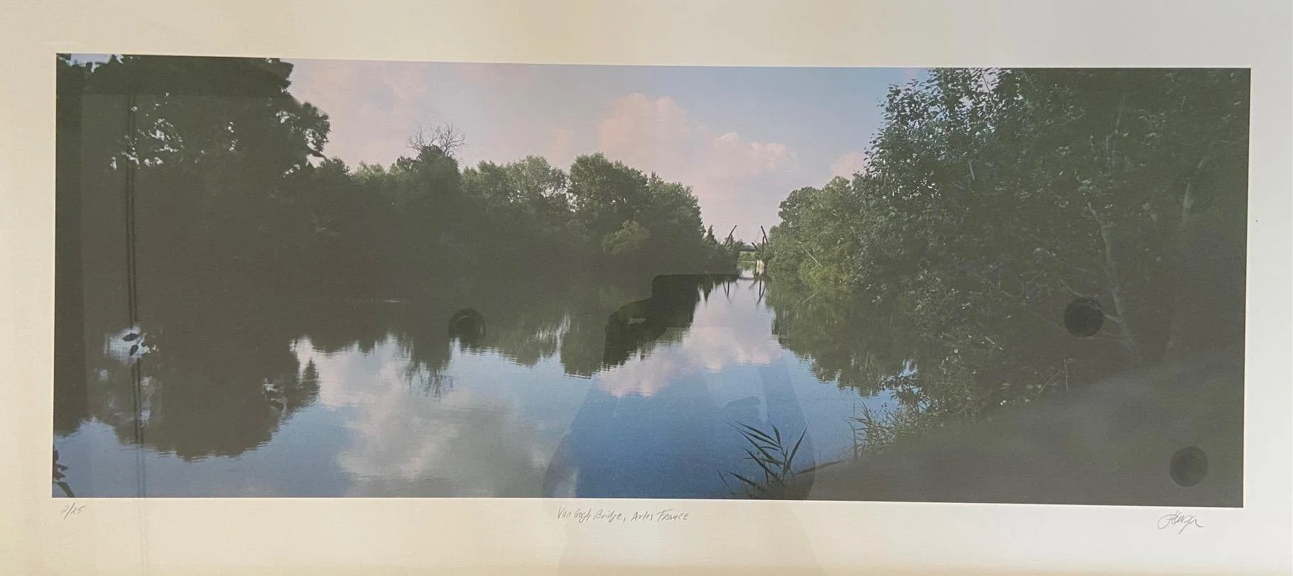 Patricia Lonza,  Van Gogh Bridge, Arles France,  22.75" x 45.75"