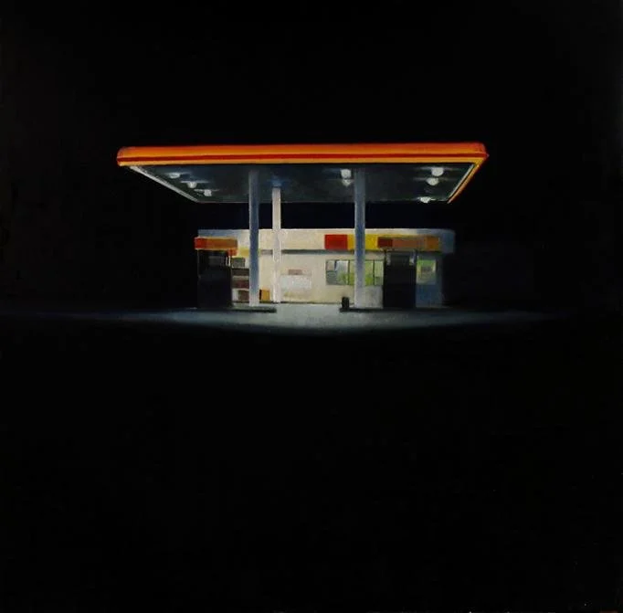 Trevor Young, Night Pumper,  48" x 48"