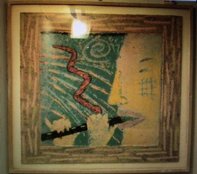 Georgia Deal,  Snake Charmer,  41" x 41"