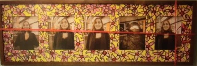Mona A. El-Bayoumi,  Photos of Annie Mahon,  35.5" x 12.75"