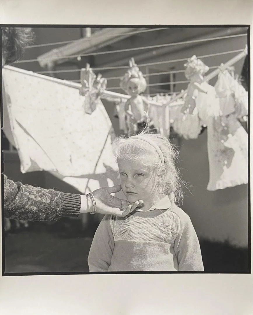 Rosalind Fox Solomon,  Blind Girl with Dolls, South Africa,  15" x 15"