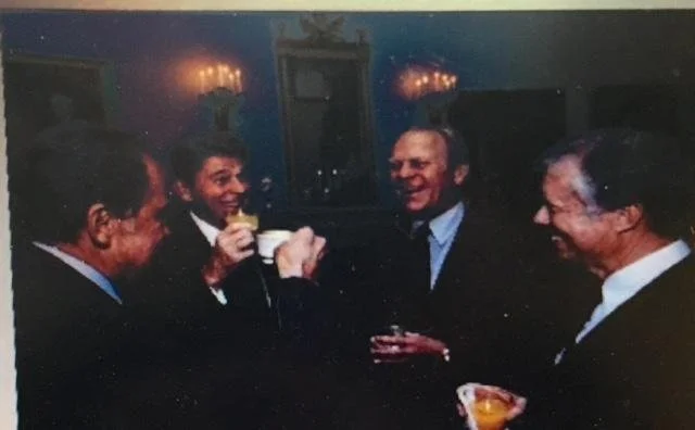 Michael Evans,  Nixon, Reagan, Ford, Carter,  17.75x19.75x1.25