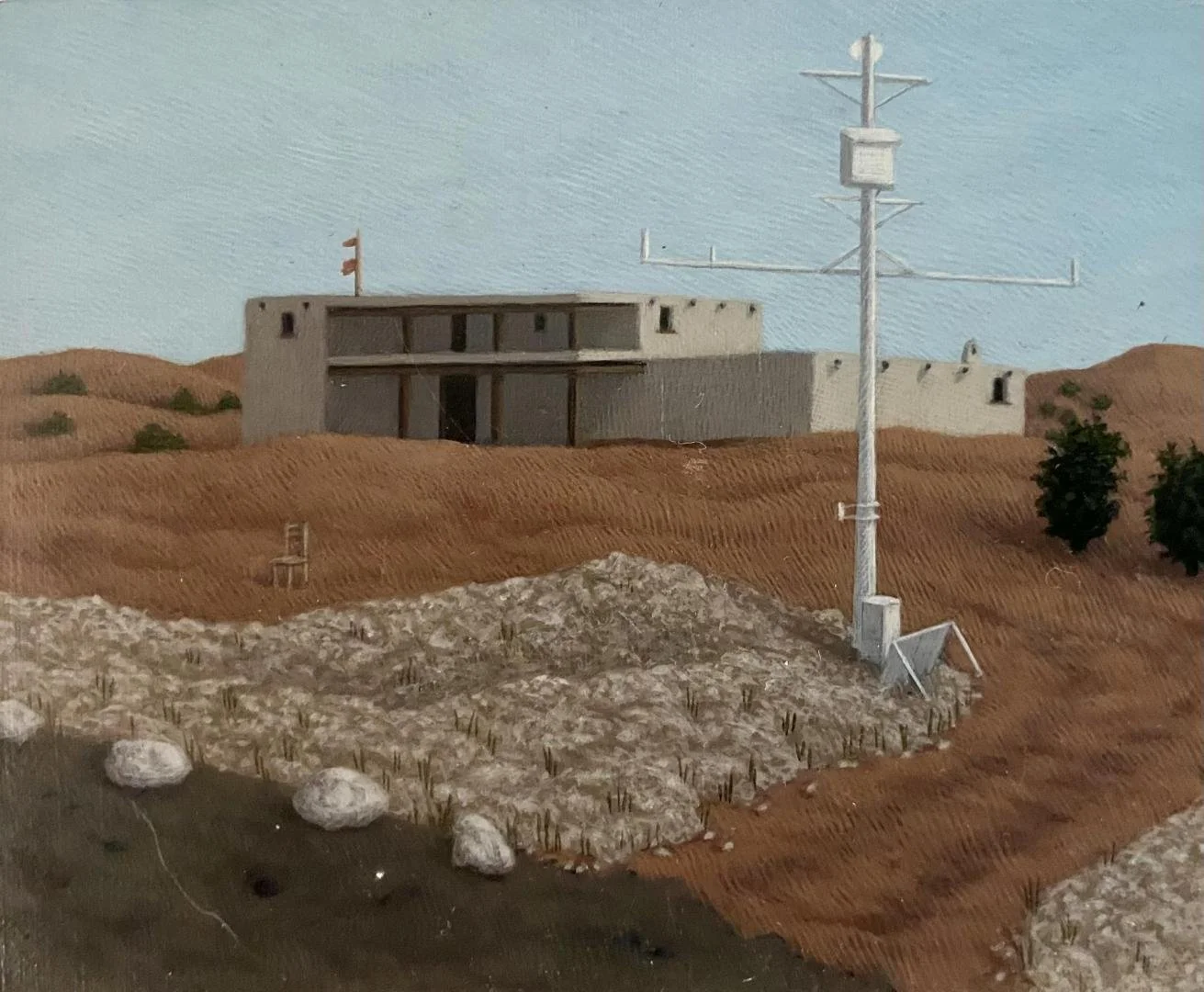 Nora Sturges,   The View from the Road #6,  3.75" x 3"