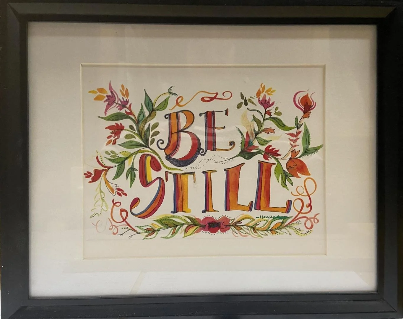 Haley A. Bick,  Be Still ,  15.5" x 12.5"