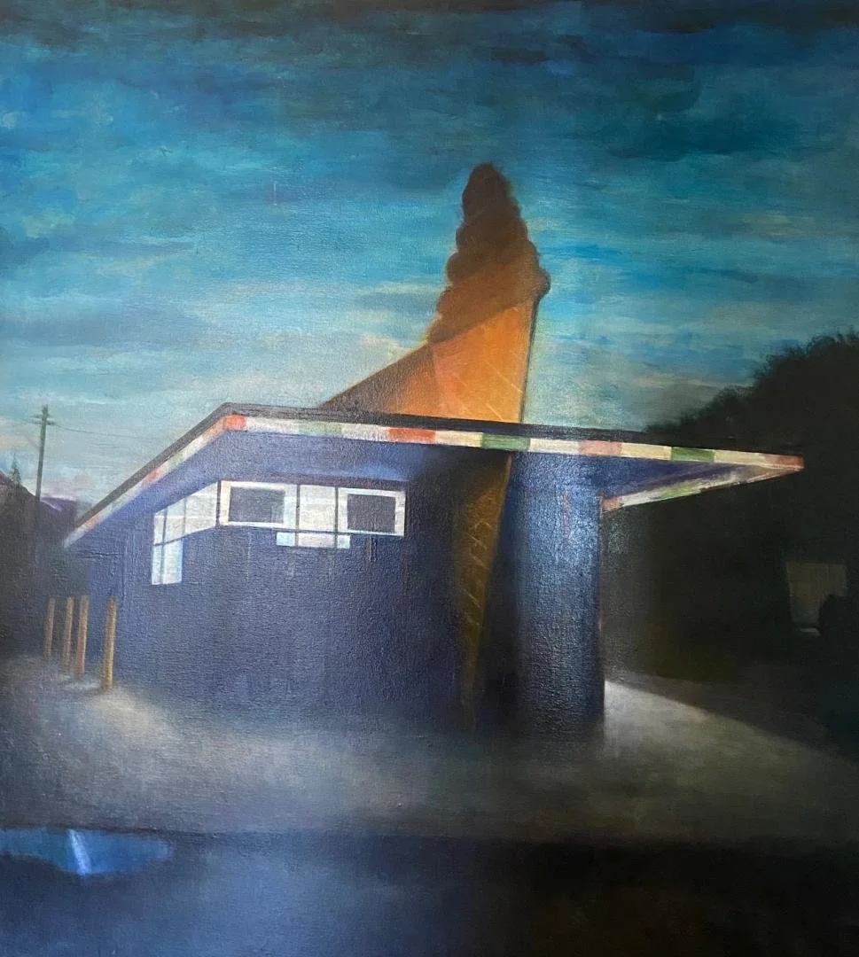 Trevor Young, Ice Cream Stand
 44" x 42"
