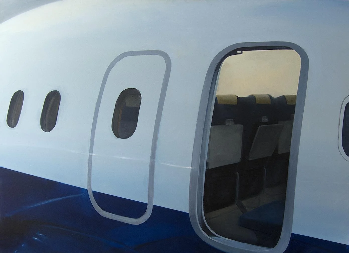 Trevor Young, Fuselage (2),  48" x 64"