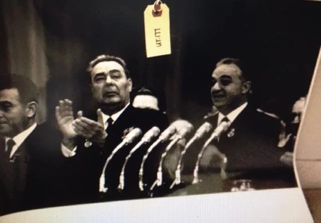 Unknown,  Brezhnev and other politicians,  17" x 14"