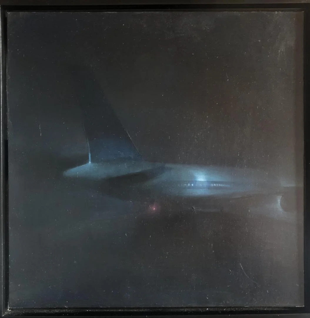 Trevor Young, unknown (night plane)
12" x 12"