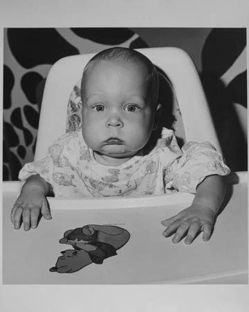 Rosalind Fox Solomon,  Baby, E Langer Hospital, Chattanooga, Tennessee, 1975 (Mahon 696),  16" x 16"