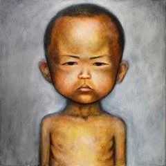 Robert Yi,  Thank You Dear Leader,  30" x 30"