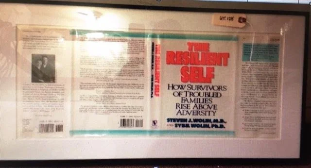 Steven Wolin,   Book cover, Wolin "The Resilient Self",  26" x 14.25"