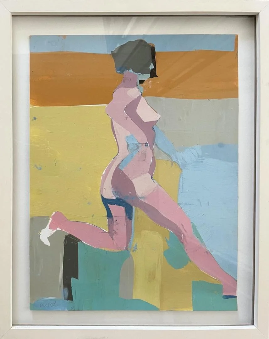 Kim Frohsin, Miss Olsen Prancing,  13.25" x 10"