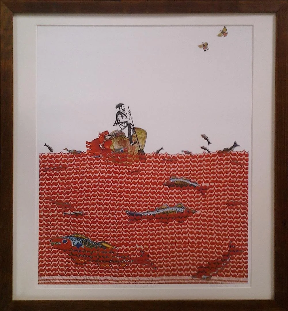 Atif Khan,  Landscape of the Heart (iii),  32" x 24"
