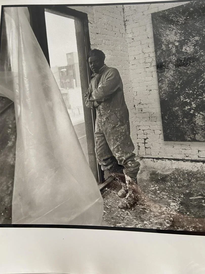 Rosalind Fox Solomon,  Sam Gilliam, Washington, D.C. 1979 (Proof) 7864-44/2,  15" x 15"
