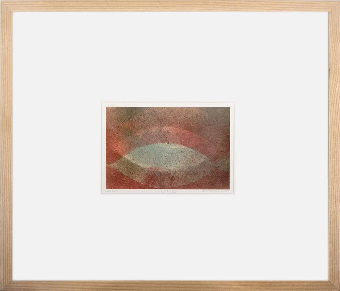 M. Furbee,  Leaves (red fish like shape),  17.75" x 15.75"