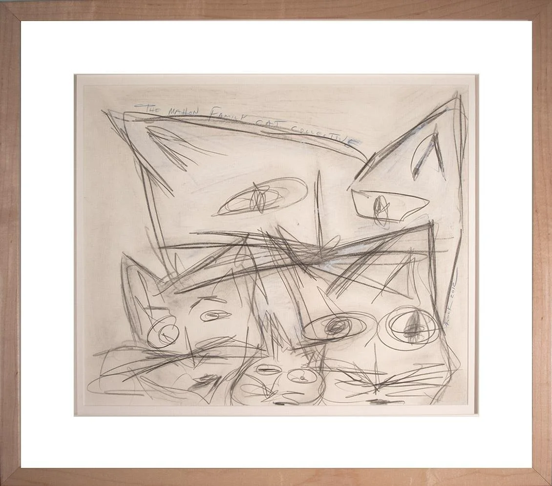 Bill Rock,  The Mahon Family Cat Collective,  23.5" x 20"