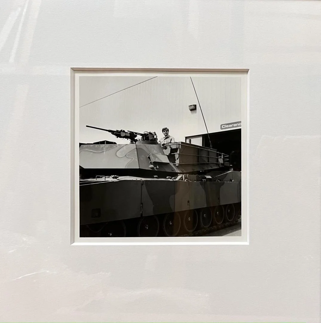 unknown,  (Tank),  16" x 16" framed
