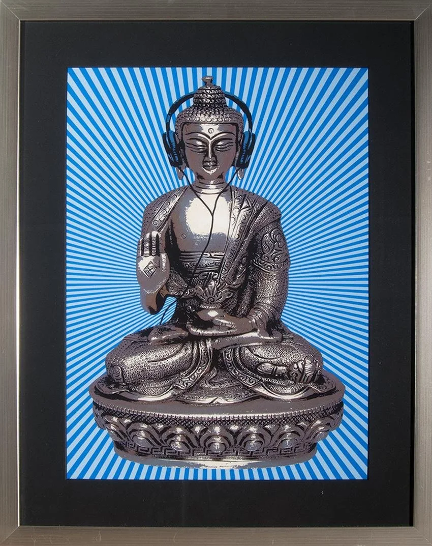 unknown,   Buddha Walkman,  16.5" x 21"