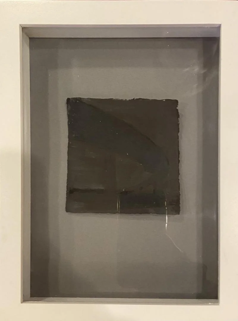 Trevor Young, unknown (flyover study #1),  artwork 3.75" x 3.75"/ framed 10" x 7.5"