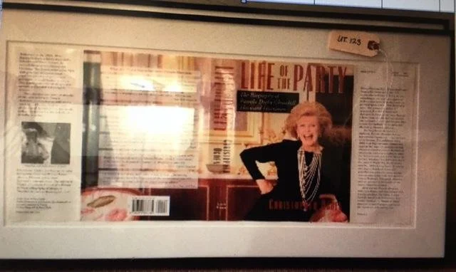 Christopher Ogden,   Book cover Christopher Ogden "Life of the Party",  26" x 14.25"