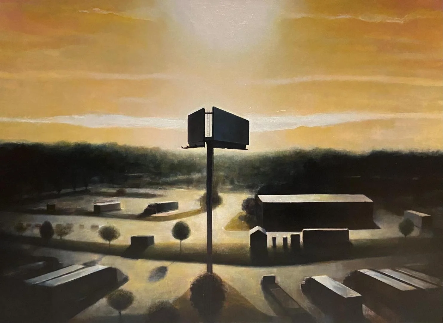 	
Trevor Young,   Entrance to the Grand Canal  52" x 72.5"