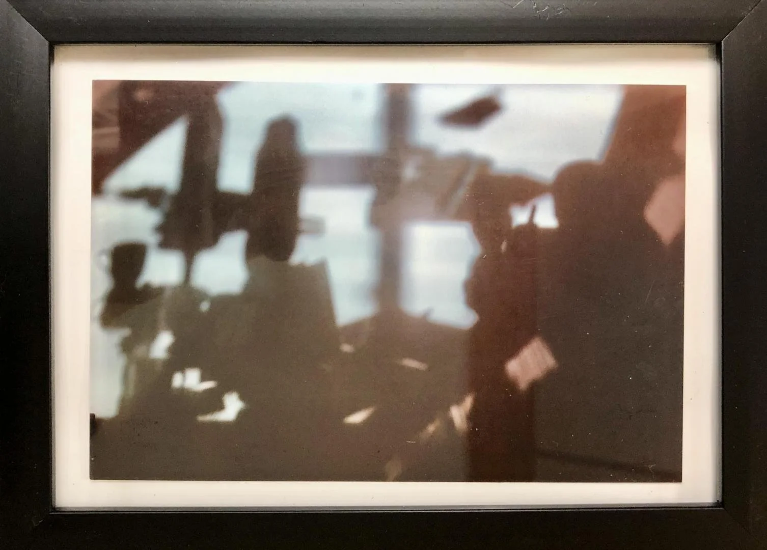 Paul Mahon,  Untitled (shadows),  4" x 6", 6" x 8" (framed)