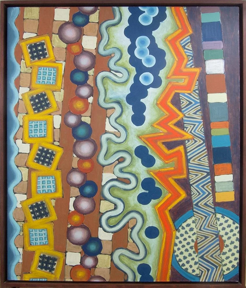 Seth Rosenberg,   (abstract and geometric patterns),  34.75" x 44"