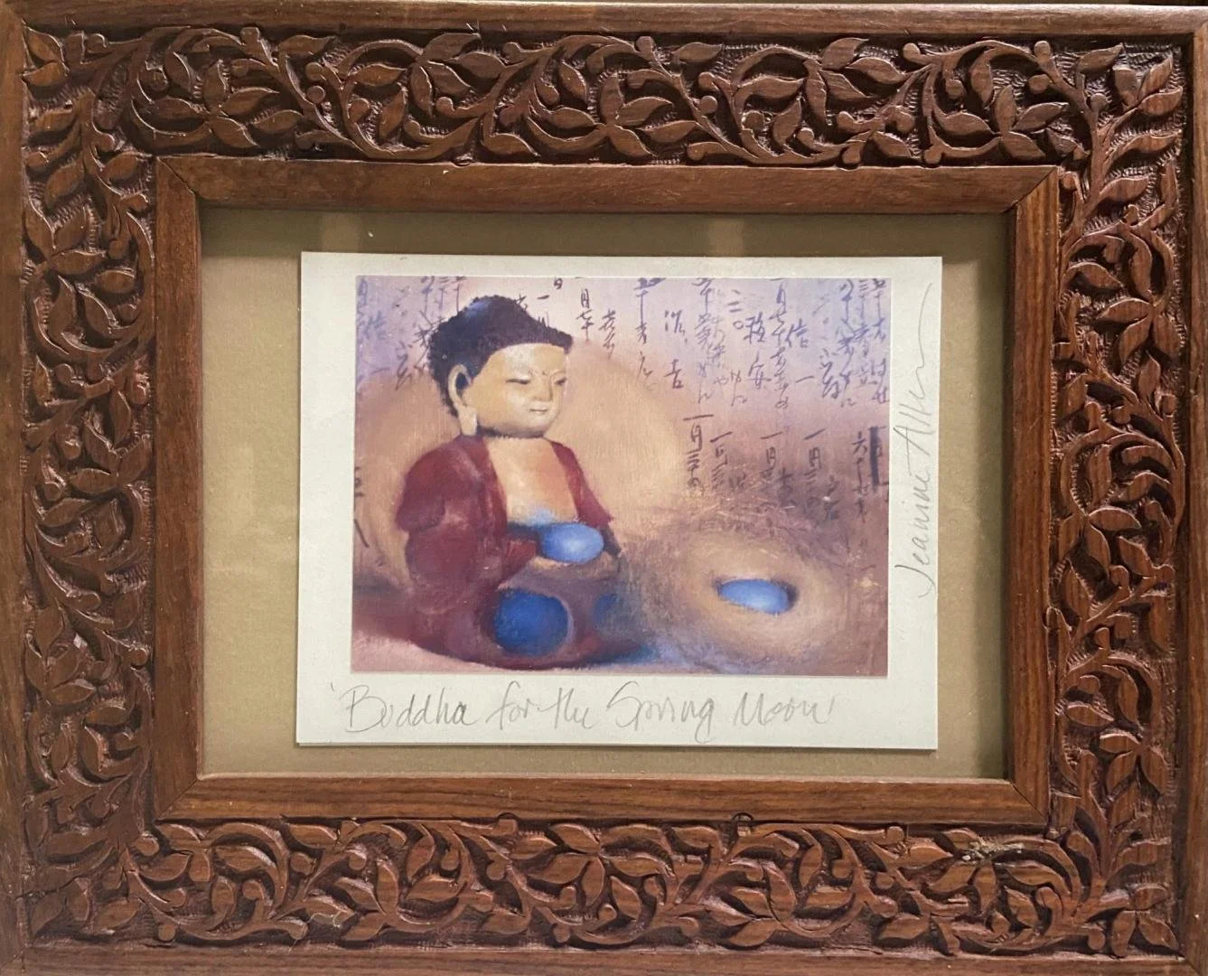 Jeanine Allen,   Buddha for Spring Moon  
10.5" x 8.5"