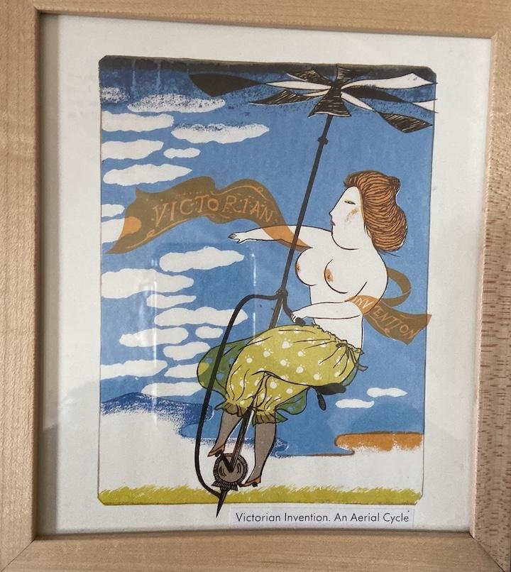 Mayumi Oda,  Victoria Invention: An Aerial Cycle,  7 3/4" x 8 7/8"