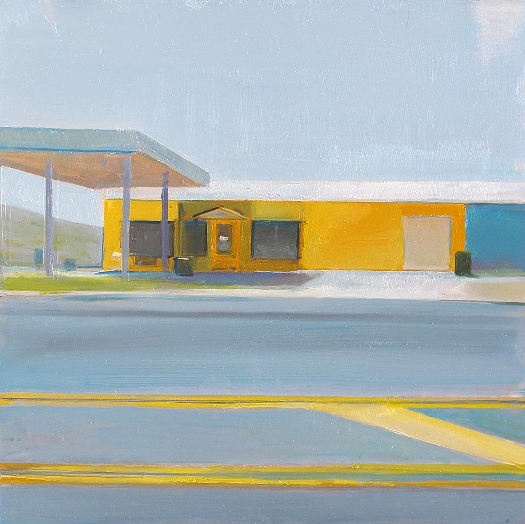 Trevor Young, Yellow Franchise,  12" x 12"
